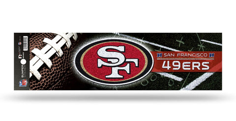 San Francisco 49ers Decal Decal Bumper Sticker Glitter