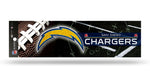 Los Angeles Chargers Decal Bumper Sticker Glitter San Diego Throwback