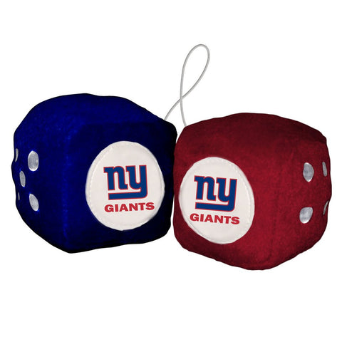 NFL New York Giants Fuzzy Dice