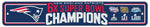 New England Patriots 6X Champions Street Sign