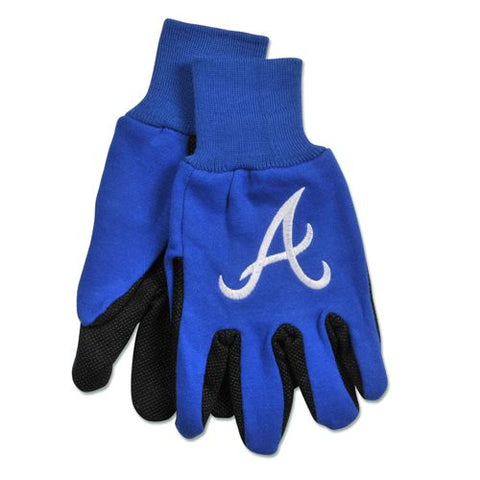 Atlanta Braves Two Tone Gloves - Adult Size