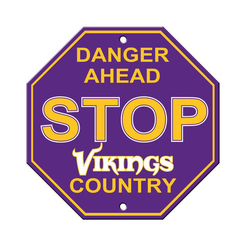 NFL Minnesota Vikings Stop Sign