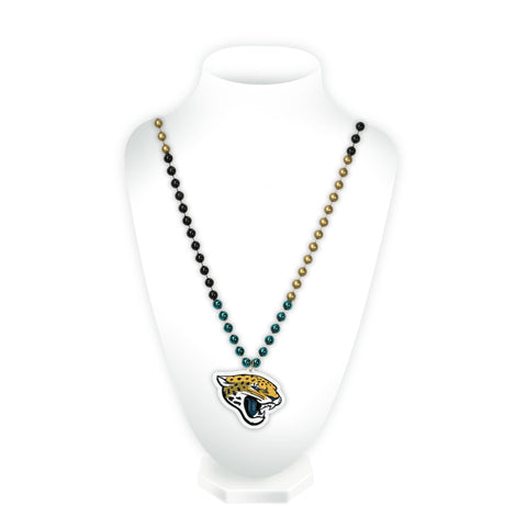 Jaguars Sport Beads With Medallion
