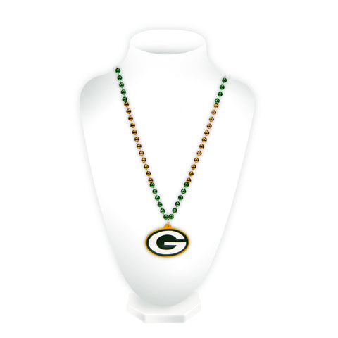 Packers Sport Beads With Medallion