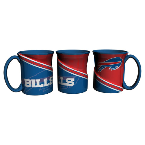 Buffalo Bills 18Oz Sculpted Ceramic Twist Mugs