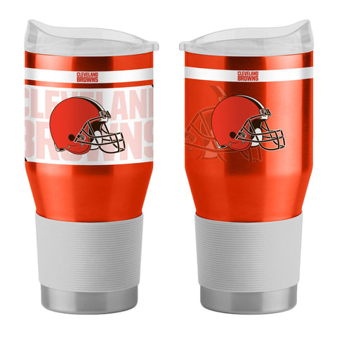 Cleveland Browns 24Oz Ultra Twist Tumblers - 18/8 Steel Vacuum Insulated With High Lip Slider Lid