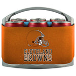 Cleveland Browns Cooler With Neoprene Sleeve And Freezer Component