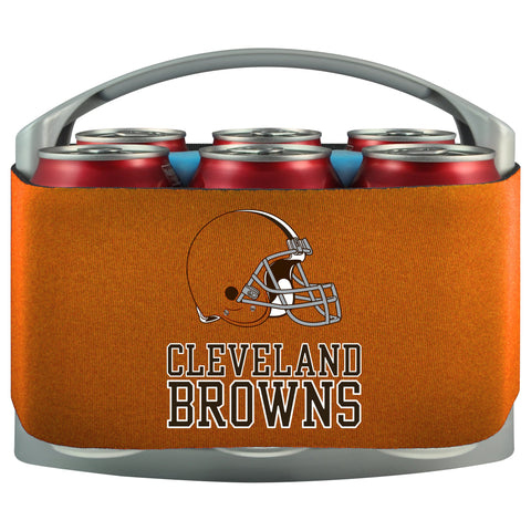 Cleveland Browns Cooler With Neoprene Sleeve And Freezer Component