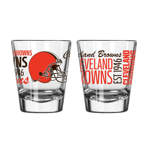 Cleveland Browns 2Oz Spirit Shot Glasses