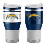 Los Angeles Chargers 24Oz Ultra Twist Tumblers - 18/8 Steel Vacuum Insulated With High Lip Slider Lid