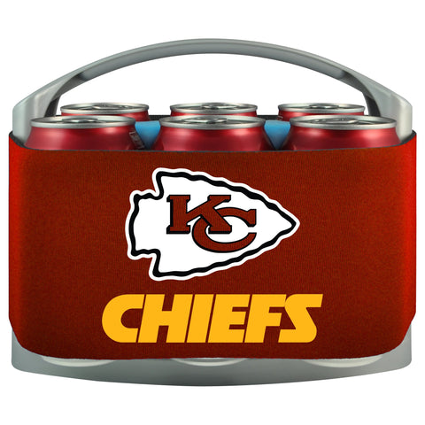 Kansas City Chiefs Cooler With Neoprene Sleeve And Freezer Component