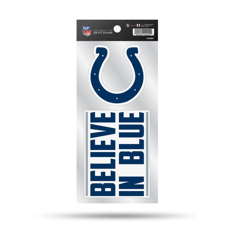 Colts Double Up Die Cut Sticker
