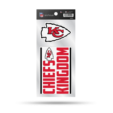 Chiefs Double Up Die Cut Sticker