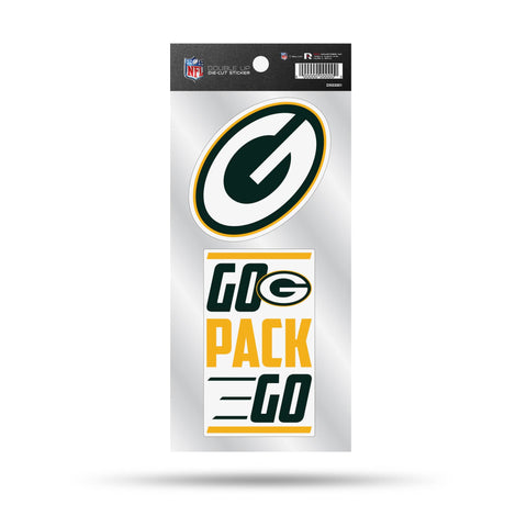 Packers Double Up Die Cut Sticker