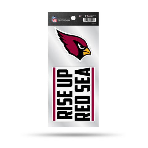 Cardinals - Az Double Up Die Cut Sticker