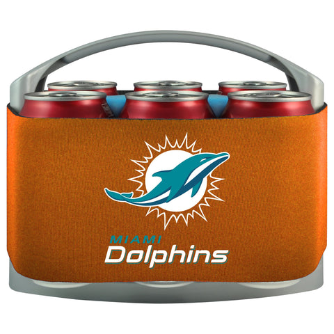 Miami Dolphins Cooler With Neoprene Sleeve And Freezer Component
