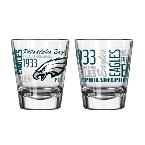 Philadelphia Eagles 2Oz Spirit Shot Glasses