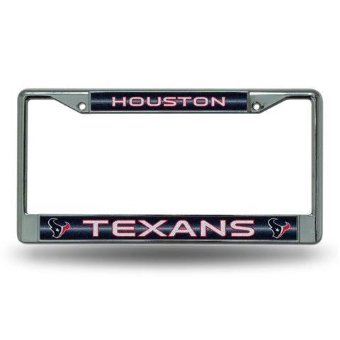 Texans Bling Chrome Frame