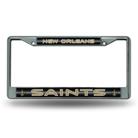 Saints Bling Chrome Frame