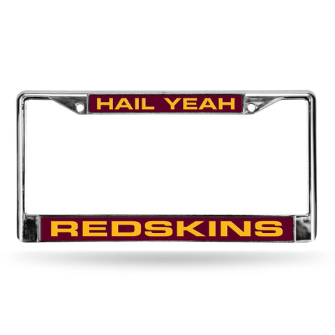 Redskins "Hail Yeah" Laser Chrome Frame