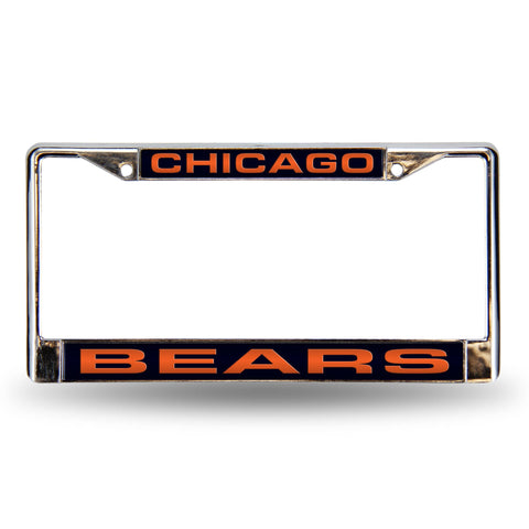 Bears Blue Laser Chrome Frame