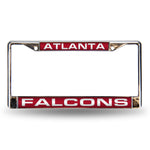 Falcons Red Laser Chrome Frame