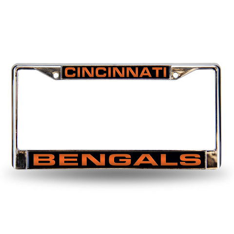 Bengals Blk Laser Chrome Frame