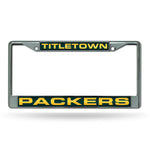 Packers "Titletown" Laser Chrome Frame