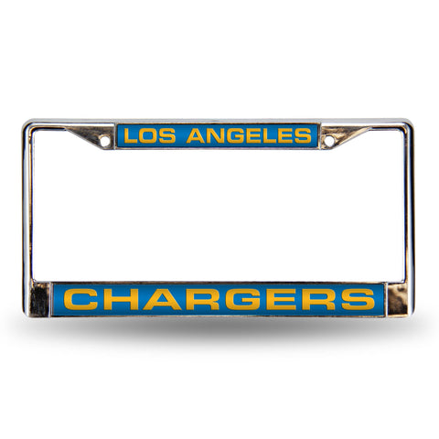 Los Angeles Chargers Lt Blue Laser Chrome Frame
