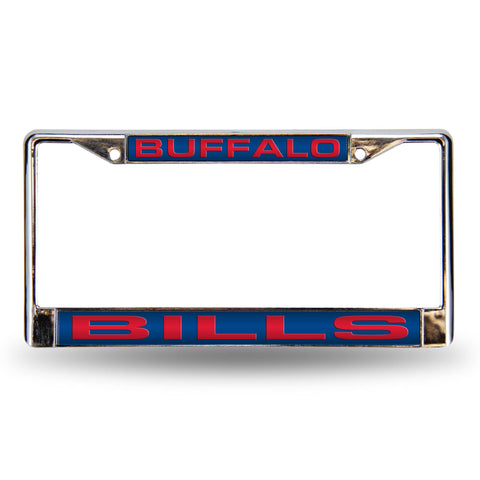 Bills Blue Laser Chrome Frame