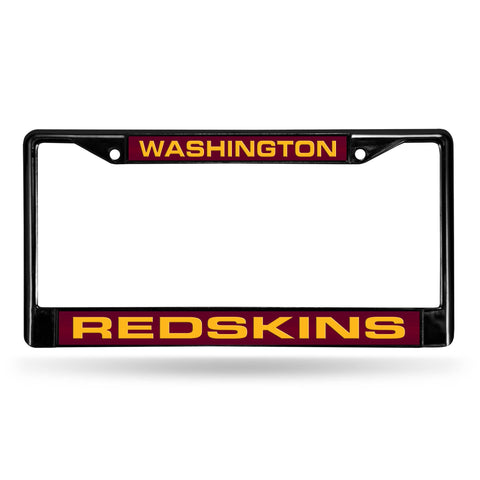 Washington Redskins Black Laser Chrome Frame