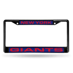 New York Giants Black Laser Chrome Frame