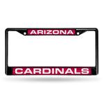 Arizona Cardinals Black Laser Chrome Frame