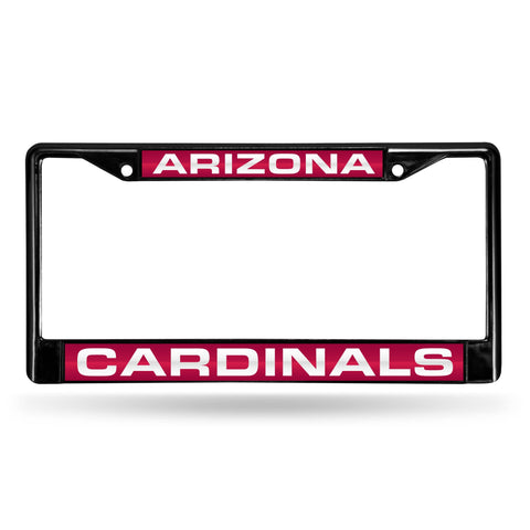 Arizona Cardinals Black Laser Chrome Frame