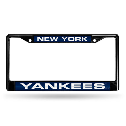 Yankees Black Laser Frame W/Navy Insert