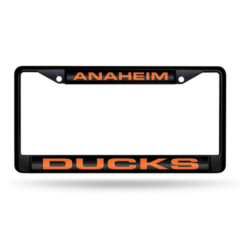 Anaheim Ducks Black Laser Chrome Frame