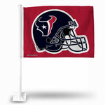 Houston Texans Helmet Car Flag - Red