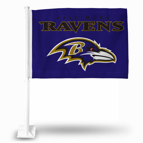 Ravens Car Flag Purple Bkg