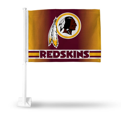 Redskins Fg Car Flag (White Pole)