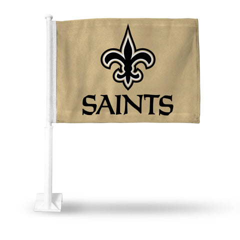 New Orleans Saints Tan Car Flag