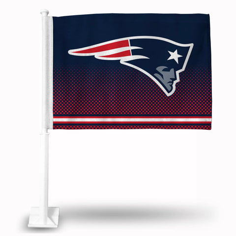 Patriots Fg Car Flag (White Pole)