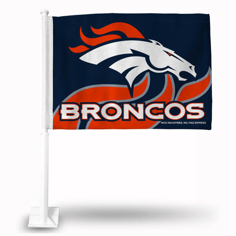 Broncos Car Flag