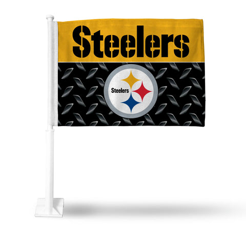 Steelers (Black) Car Flag