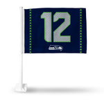 Seattle Seahawks Alt 12 Man Car Flag