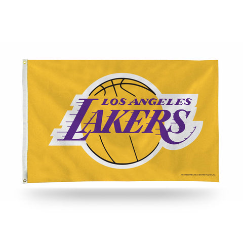 Los Angeles Lakers Banner Flag (Yellow)