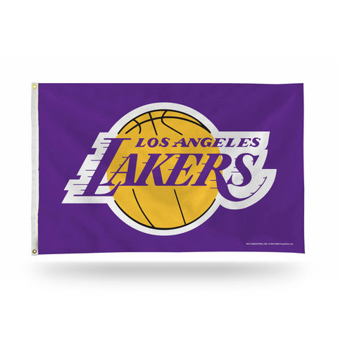 Los Angeles Lakers Banner Flag Purple