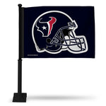 Houston Texans Blue Car Flag-Black Pole