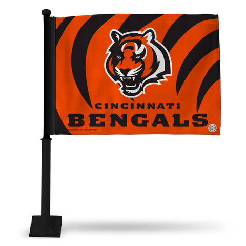 Bengals Car Flag - Black Pole