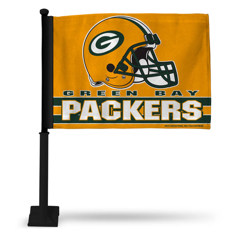 Packers Car Flag - Black Pole