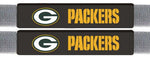 Green Bay Packers Leather Seat Belt Pads